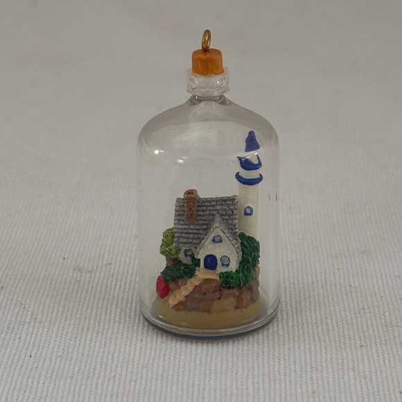 Hallmark Other - 2001 Hallmark Keepsake Miniature Lighthouse Cottage Bottle Christmas Ornament